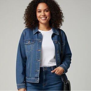 Casual Blue Denim Jacket
